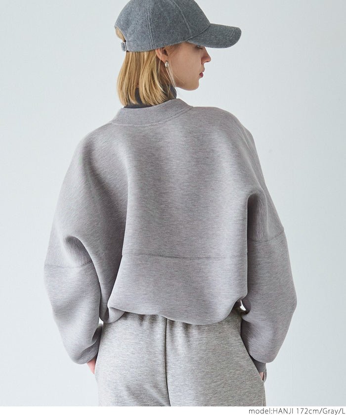 Bounce sweat cocoon zip hoodie