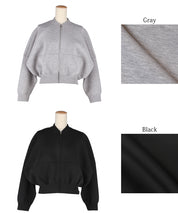 Bounce sweat cocoon zip hoodie