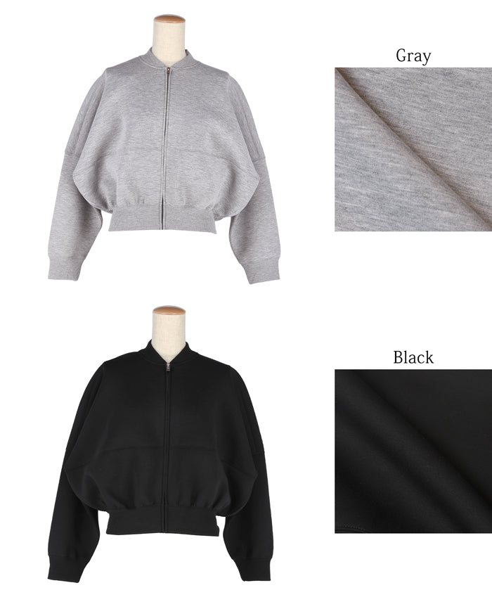 Bounce sweat cocoon zip hoodie