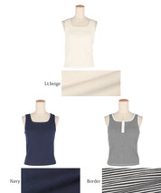 OUT BRA 方領扣子帶罩背心Bra Top