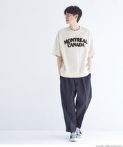 [Unisex] Fleece Logo Cotton Blend Short Sleeve Top