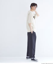 [Unisex] Fleece Logo Cotton Blend Short Sleeve Top