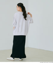 [Unisex] Fleece Logo Cotton Blend Short Sleeve Top