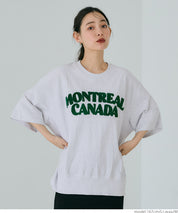 [Unisex] Fleece Logo Cotton Blend Short Sleeve Top
