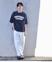 [Unisex] Fleece Logo Cotton Blend Short Sleeve Top