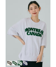 [Unisex] Fleece Logo Cotton Blend Short Sleeve Top