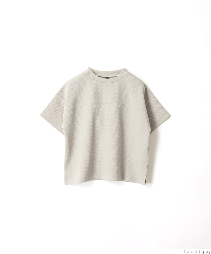 【Embossed function】Children's casual short-sleeved tops