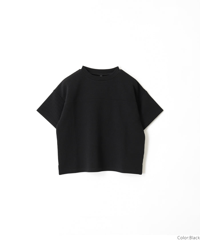 【Embossed function】Children's casual short-sleeved tops