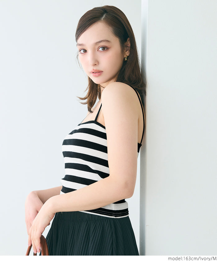 OUT BRA粗條紋內搭小背心 Bra Top