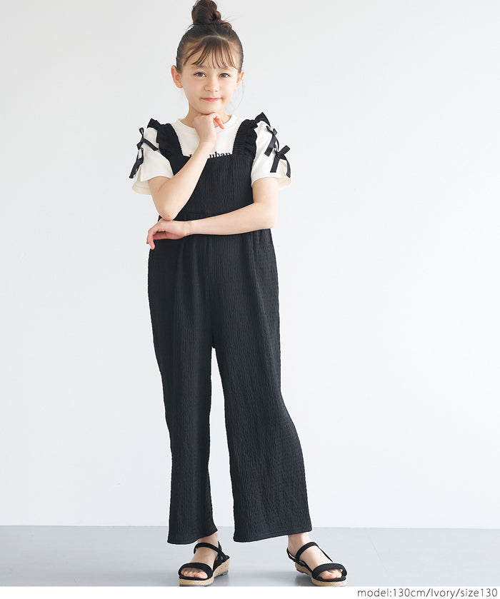 氣質蝴蝶結裝飾圓領上衣 T-shirt