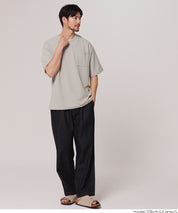 [系列單品 限定9折] 【壓紋機能】男裝胸前口袋短袖上衣