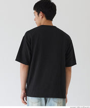 【壓紋機能】男裝刺繡LOGO短袖上衣