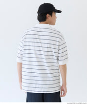 男裝日常條紋短袖POLO衫