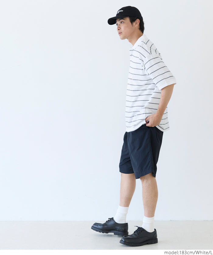 男裝日常條紋短袖POLO衫