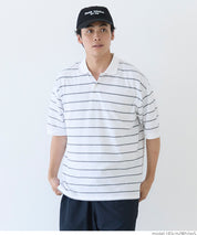 男裝日常條紋短袖POLO衫