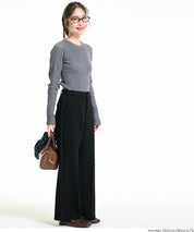 【柔軟太空棉】修身打摺休閒褲