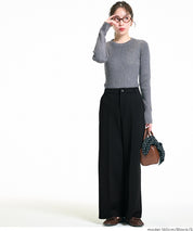 【柔軟太空棉】修身打摺休閒褲