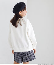 【重磅棉】童裝袖口刺繡LOGO長袖衛衣 親子裝