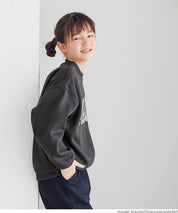 童裝內加絨LOGO廓形圓領衛衣 親子裝