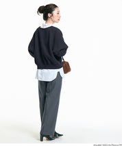 插肩袖短版磨毛衛衣