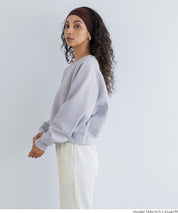 插肩袖短版磨毛衛衣