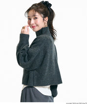 磨毛圓弧下擺長袖上衣