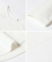 磨毛圓弧下擺長袖上衣