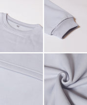 內裡磨毛寬鬆長袖上衣