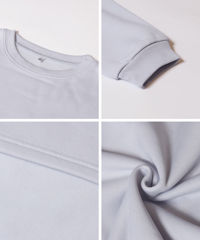 內裡磨毛寬鬆長袖上衣