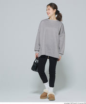 內裡磨毛寬鬆長袖上衣