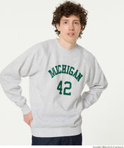 男裝磨毛英字logo長袖衛衣