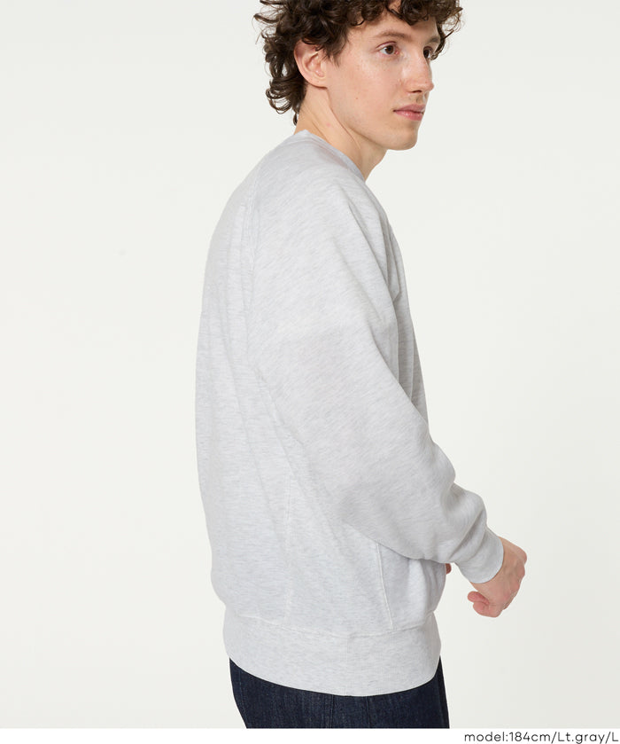 男裝磨毛英字logo長袖衛衣