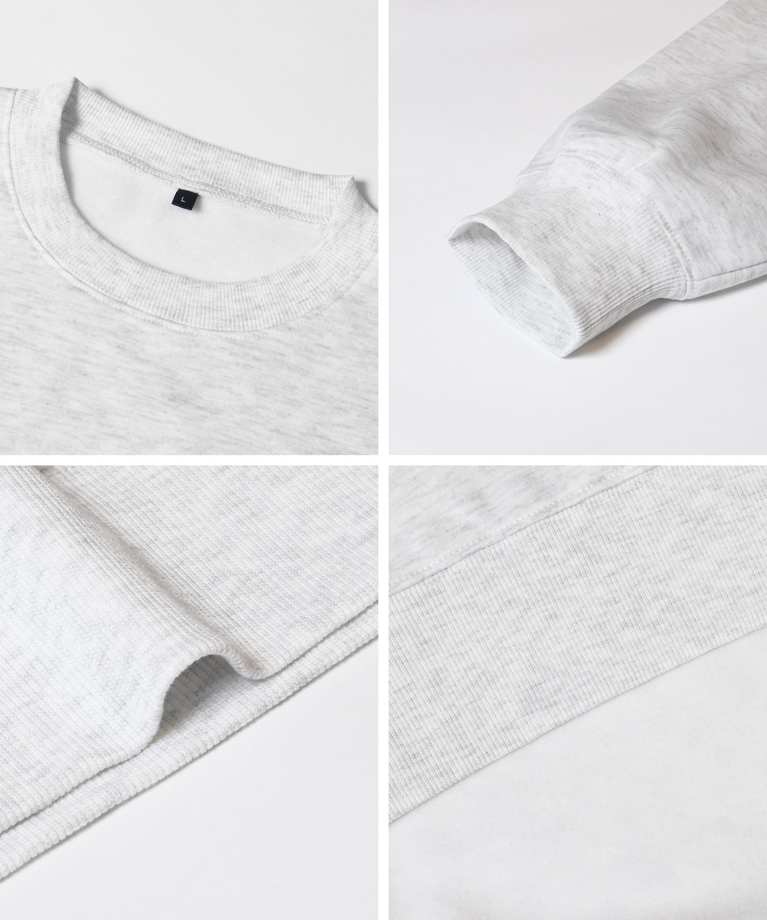 男裝磨毛LOGO長袖衛衣