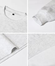 男裝磨毛LOGO長袖衛衣