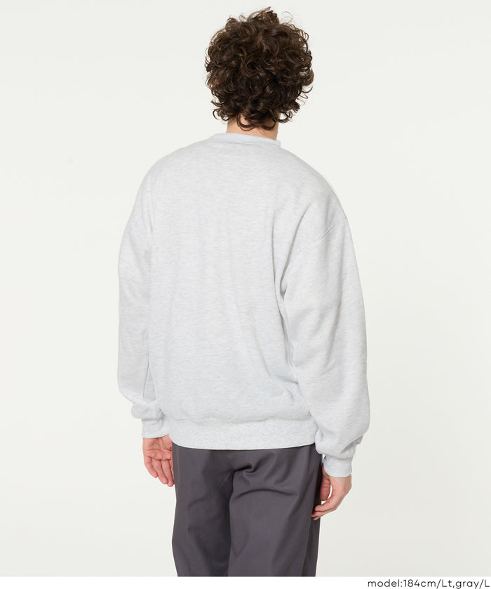 男裝磨毛LOGO長袖衛衣