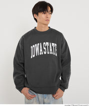 男裝磨毛LOGO長袖衛衣