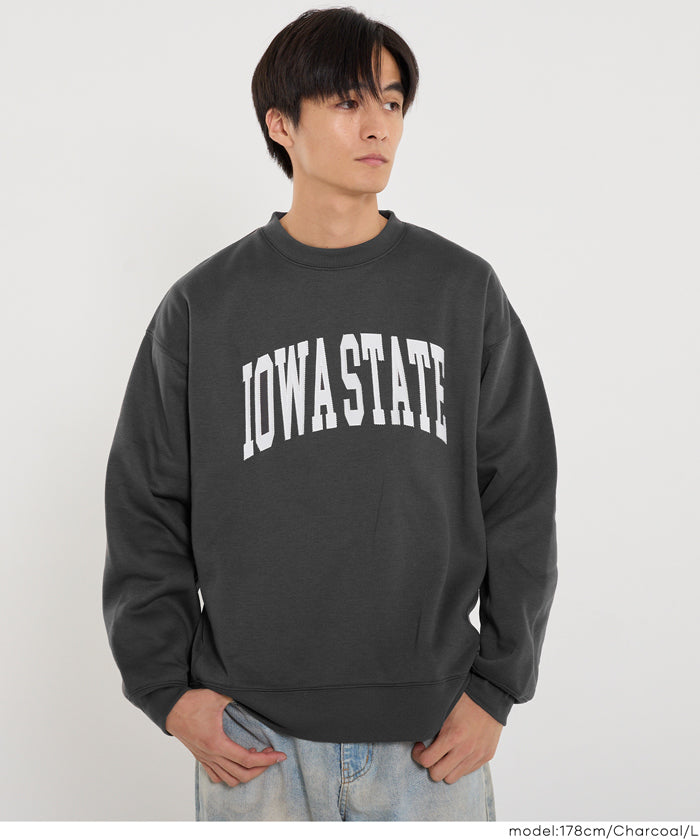 男裝磨毛LOGO長袖衛衣