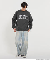 男裝磨毛LOGO長袖衛衣