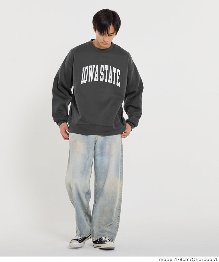 男裝磨毛LOGO長袖衛衣