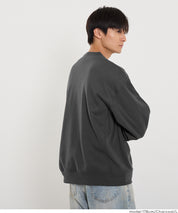 男裝磨毛LOGO長袖衛衣