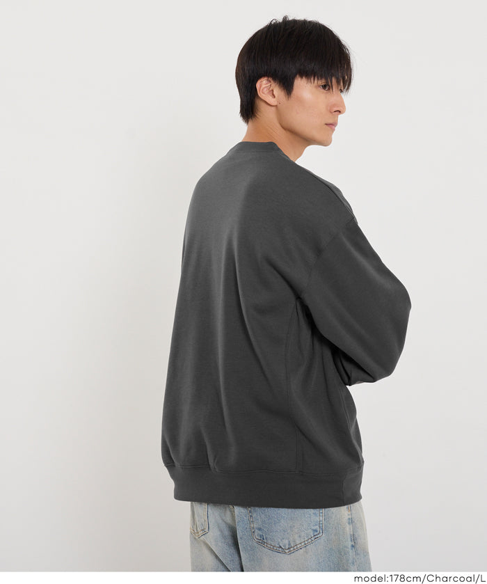 男裝磨毛LOGO長袖衛衣