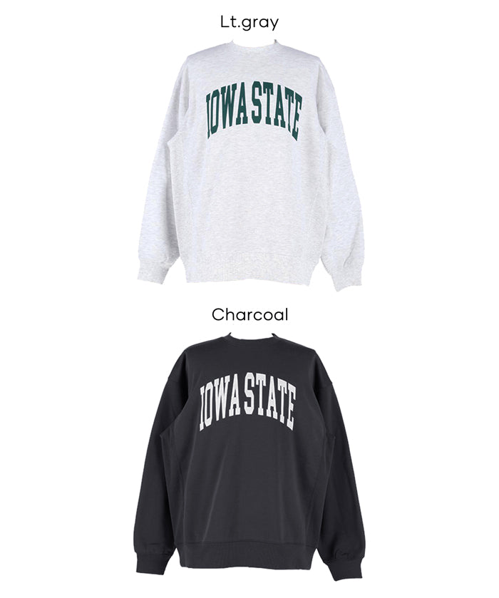 男裝磨毛LOGO長袖衛衣