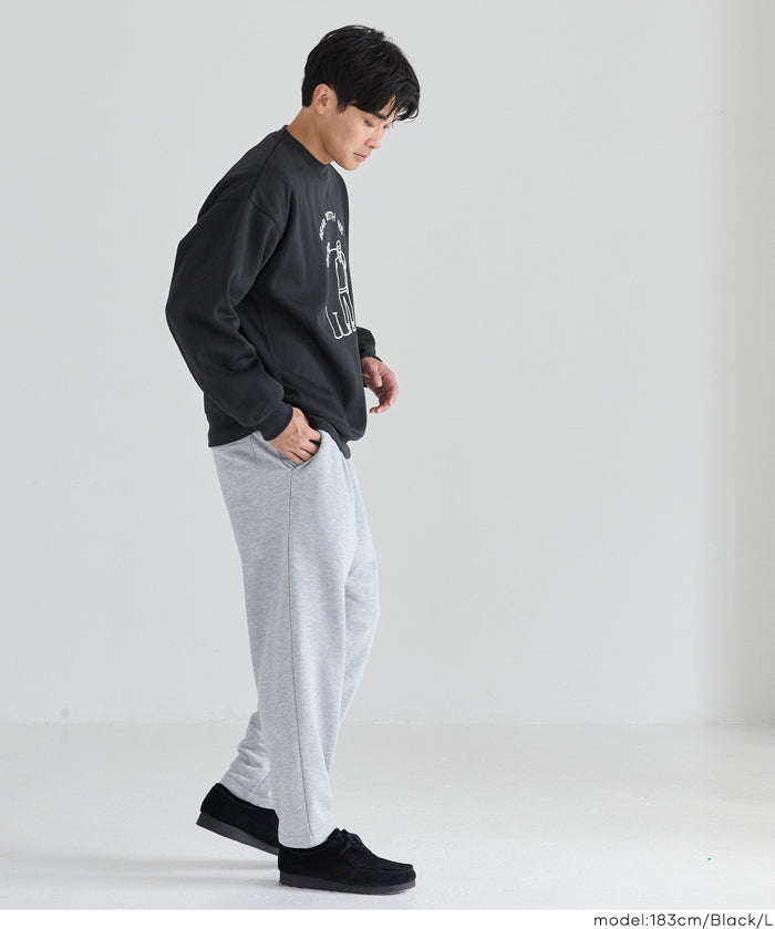 男裝磨毛朋友熊長袖衛衣 男女共用