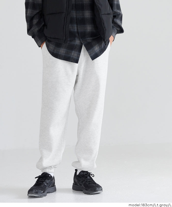 男裝磨毛縮口休閒長褲