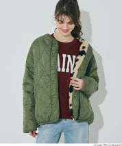 內加絨LOGO廓形圓領衛衣