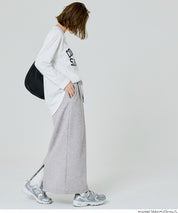 柔軟太空棉 休閒直筒半裙