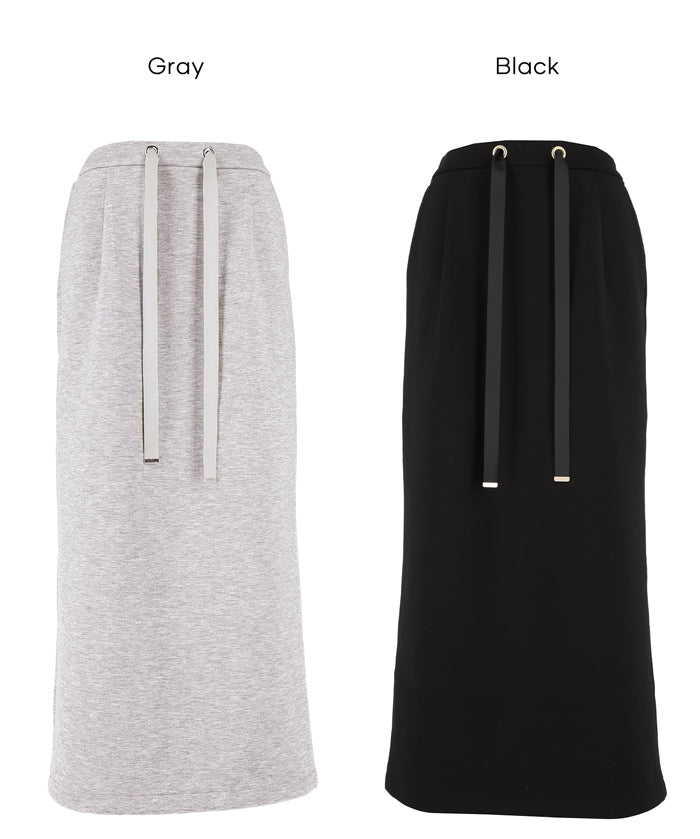 柔軟太空棉 休閒直筒半裙