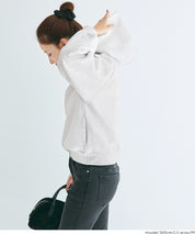 磨毛單色寬鬆連帽衛衣