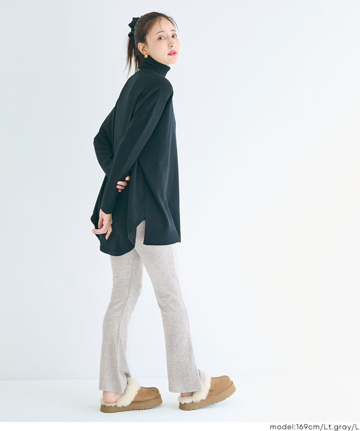 磨毛螺紋貼身休閒褲