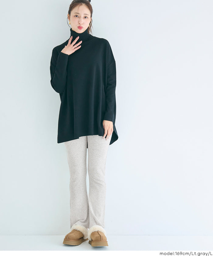 磨毛螺紋貼身休閒褲